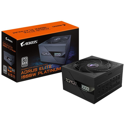 GIGABYTE MODULAR FUENTE ALIM. AORUS ELITE AE1000PM PG5 80 PLUS PLATINUM (Espera 4 dias) en Huesoi